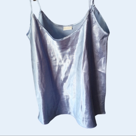 Baby blue Silk camisole Top S - Picture 2 of 3